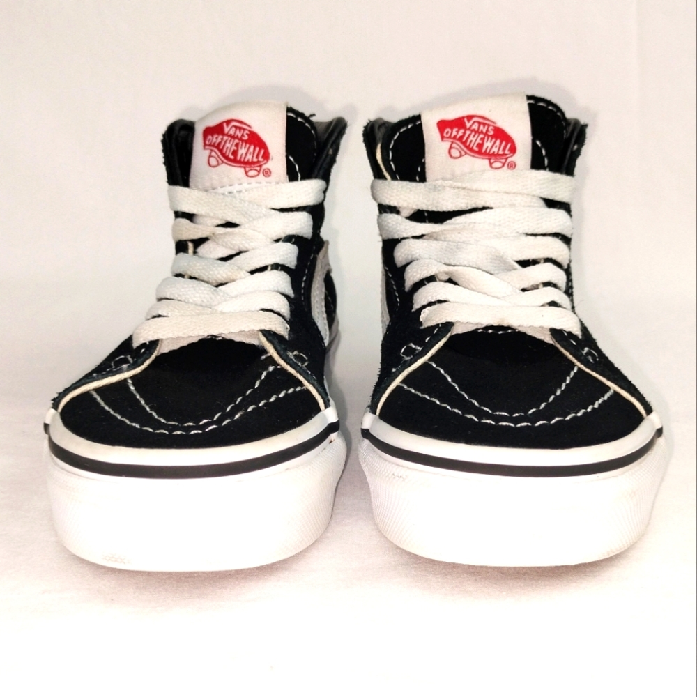 VANS OFF THE WALL Unisex Classics Sk8-Hi In Blk/Why Size 11 Kids - Picture 2 of 9